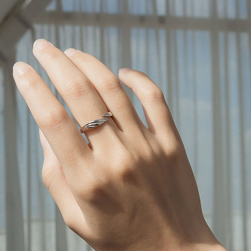 Memorial Guardian Angel Wings Ring - Couple Rings