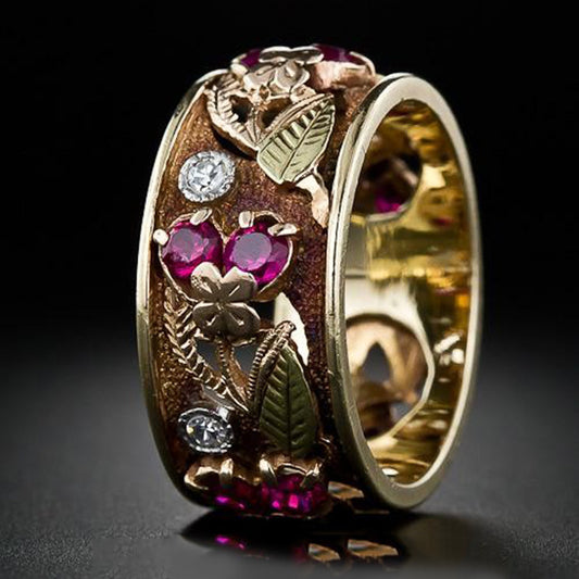 Vintage Colored Gemstone Ring