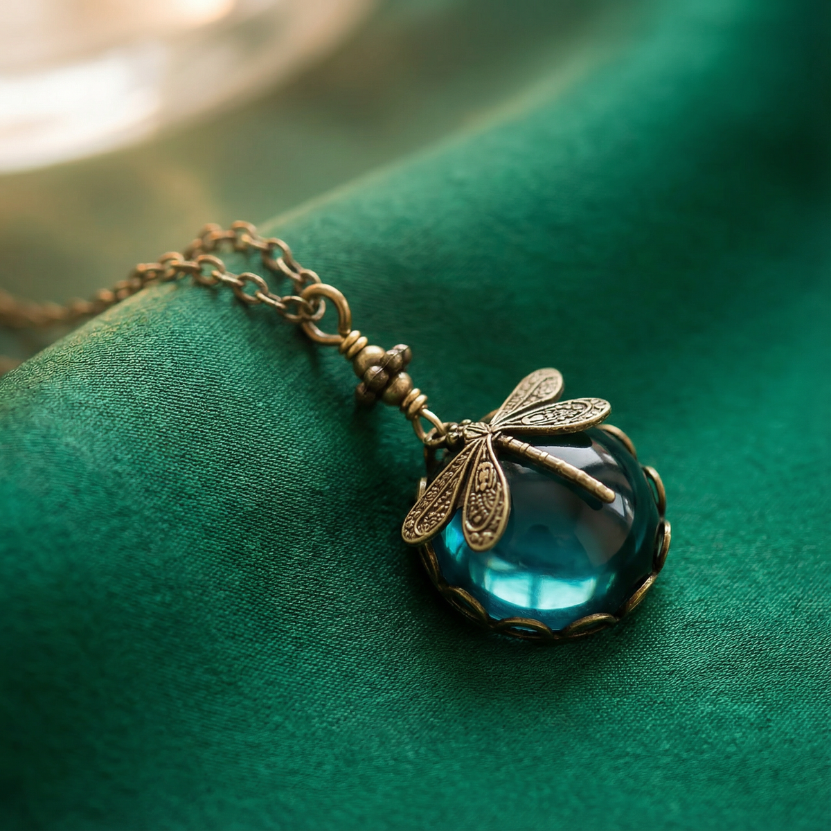 Vintage Dragonfly Necklace