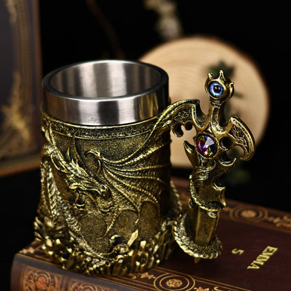 WorldNorse Norse Dragon Sword Mug💋