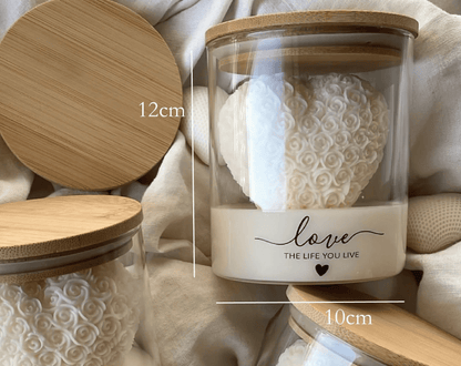 1pcs Love Rose Aroma Candle Glass Cup🏆