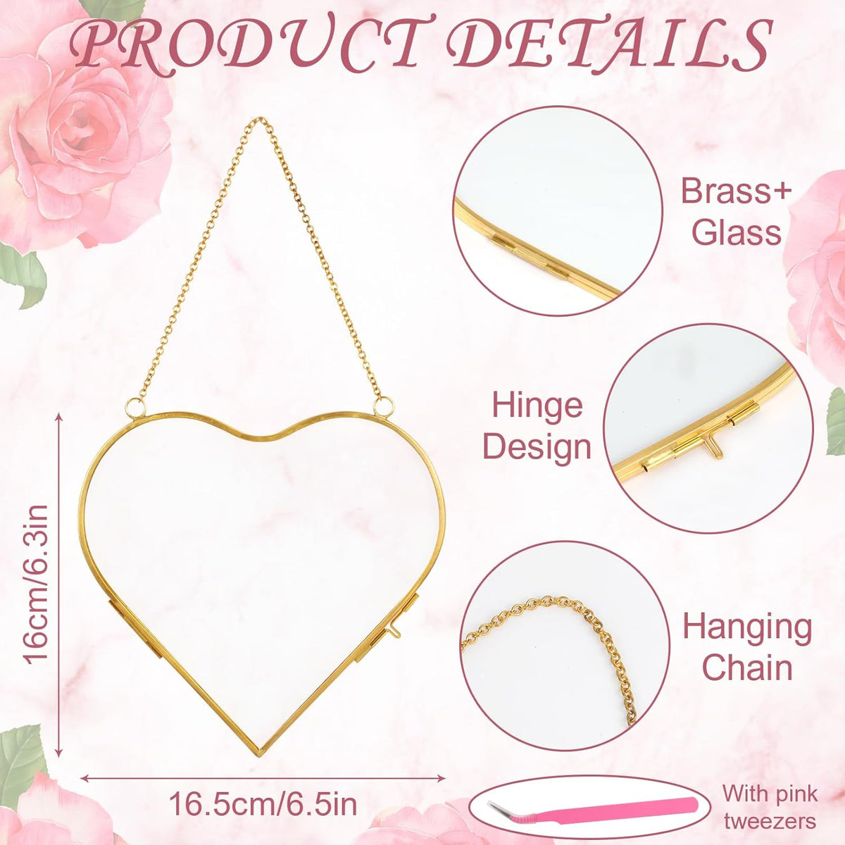 🔥Last Day 49% OFF - 🌸✨Glass Pressed Flower Frames💋