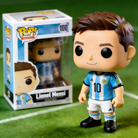 Messi-Inspired Funko Pop–Style Collectible Figure💋