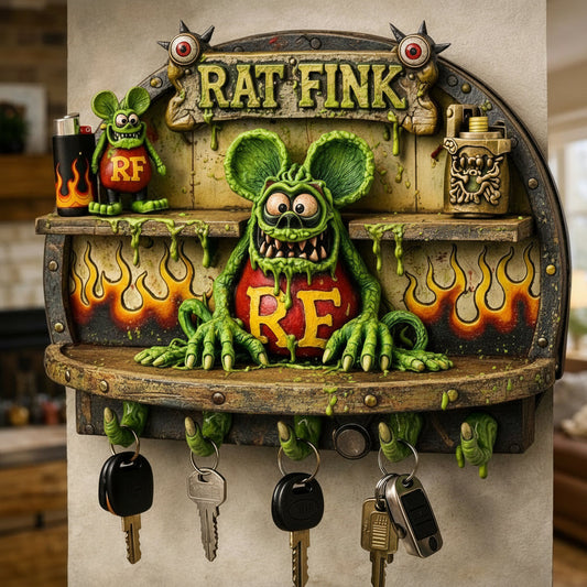Rat Fink Garage Key Holder🔥