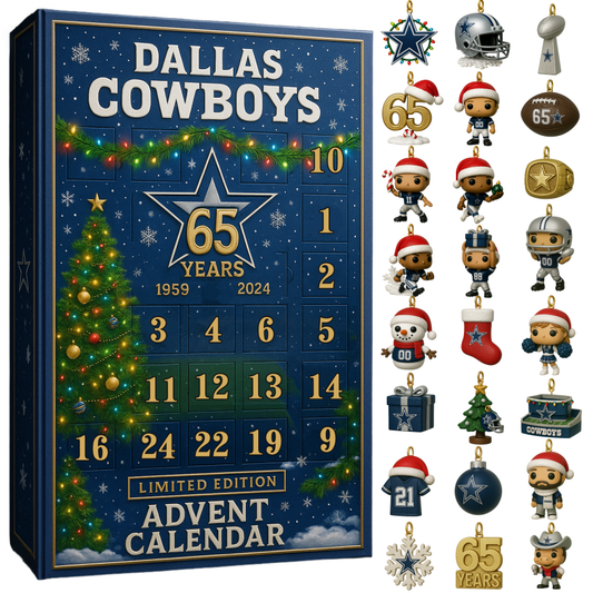 🏆2025 Dallas Cowboys 65th Anniversary Advent Calendar