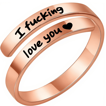 🔥Last Day 49% OFF -🌟❤️ I Fvcking Love You Ring – a daily reminder gift for your beloved💍🔥