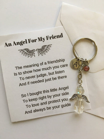 Guardian Angel Keychain - Best Friend Gift🎁