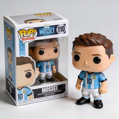 Messi-Inspired Funko Pop–Style Collectible Figure