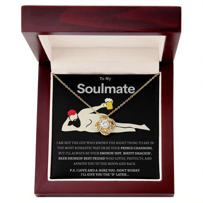 Hilarious To My Soulmate - Love Knot Necklace