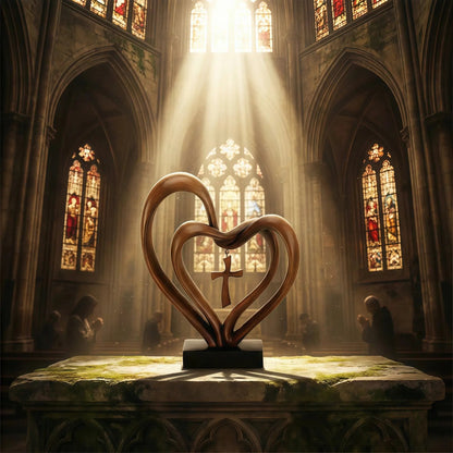💖The Ultimate Christian Valentine's Gift-✨ A Timeless Reminder That True Love Has Three Hearts: Yours, Theirs, and God's.💋