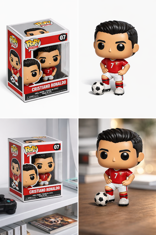Cristiano Ronaldo Funko Pop–Style Collectible Figure