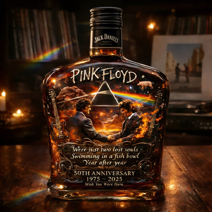 Pink Floyd – “Wish You Were Here”  50th Anniversary Collector’s Whiskey Bottle🔥