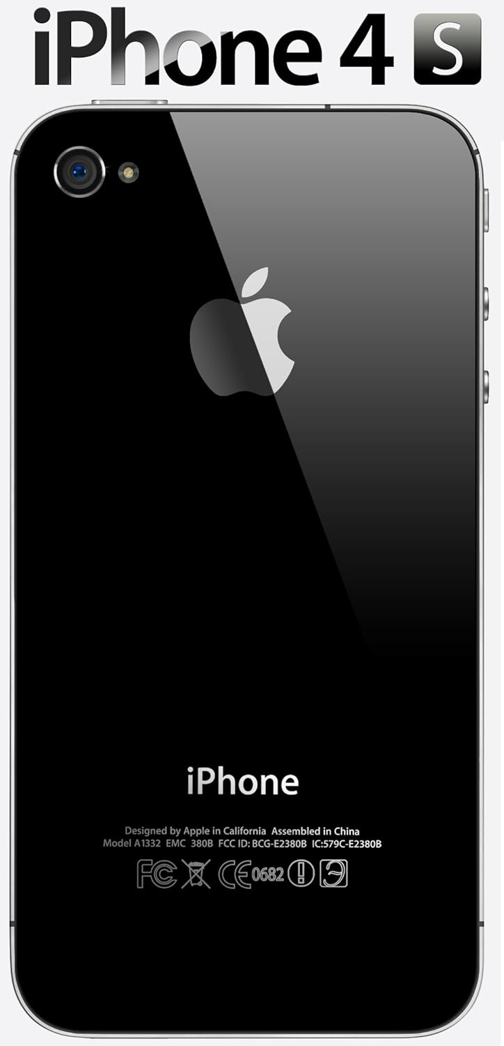 Apple iPhone 4S 16GB Unlocked GSM - Black (Renewed)
