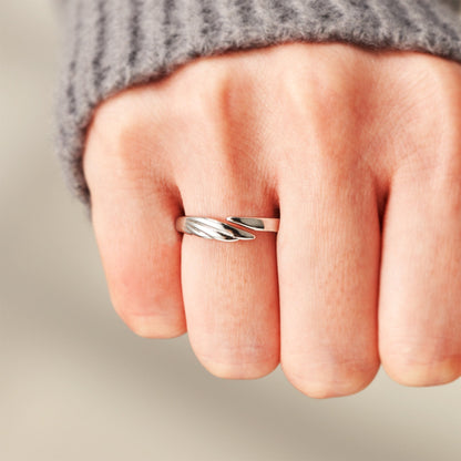 Memorial Guardian Angel Wings Ring - Couple Rings
