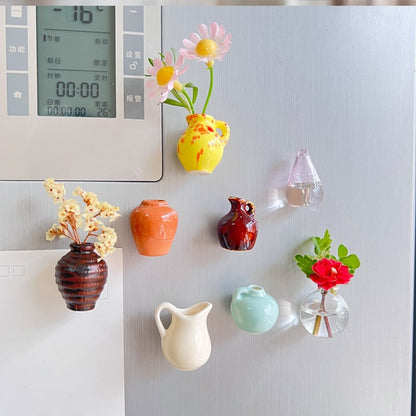 🏆🌸Mini Ceramics Vase Fridge Magnet