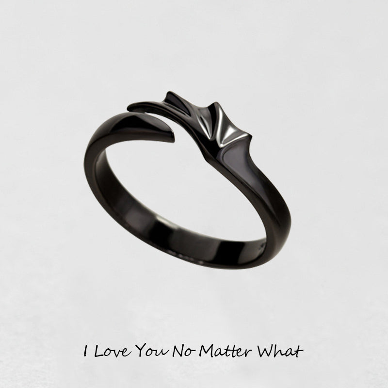 Memorial Guardian Angel Wings Ring - Couple Rings