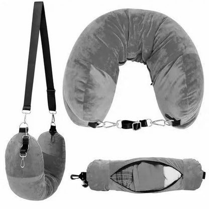 🏆Flash Sale⚡ 50K+ SOLD! Almost Gone💥Stuffable Travel Neck Pillow
