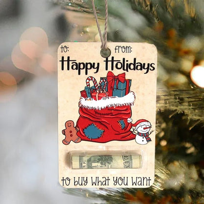 🏆Handcrafted Wooden Money Holders Gift