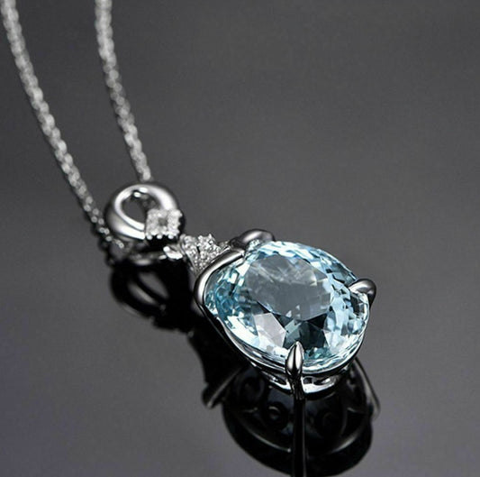 Carat Aquamarine Pendant