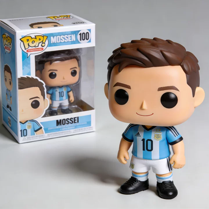 Messi-Inspired Funko Pop–Style Collectible Figure