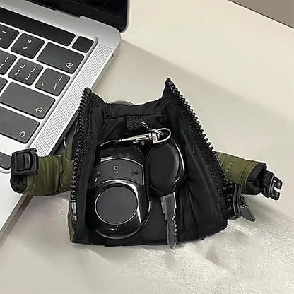 NWT The North Face Mini Nuptse Jacket Keychain Key Holder🧥🏆