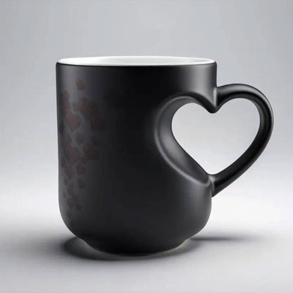 Heart-shaped Color-changing Ceramic Mug💋