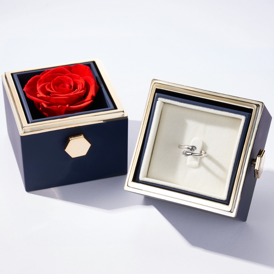Rose Box & Hug Ring