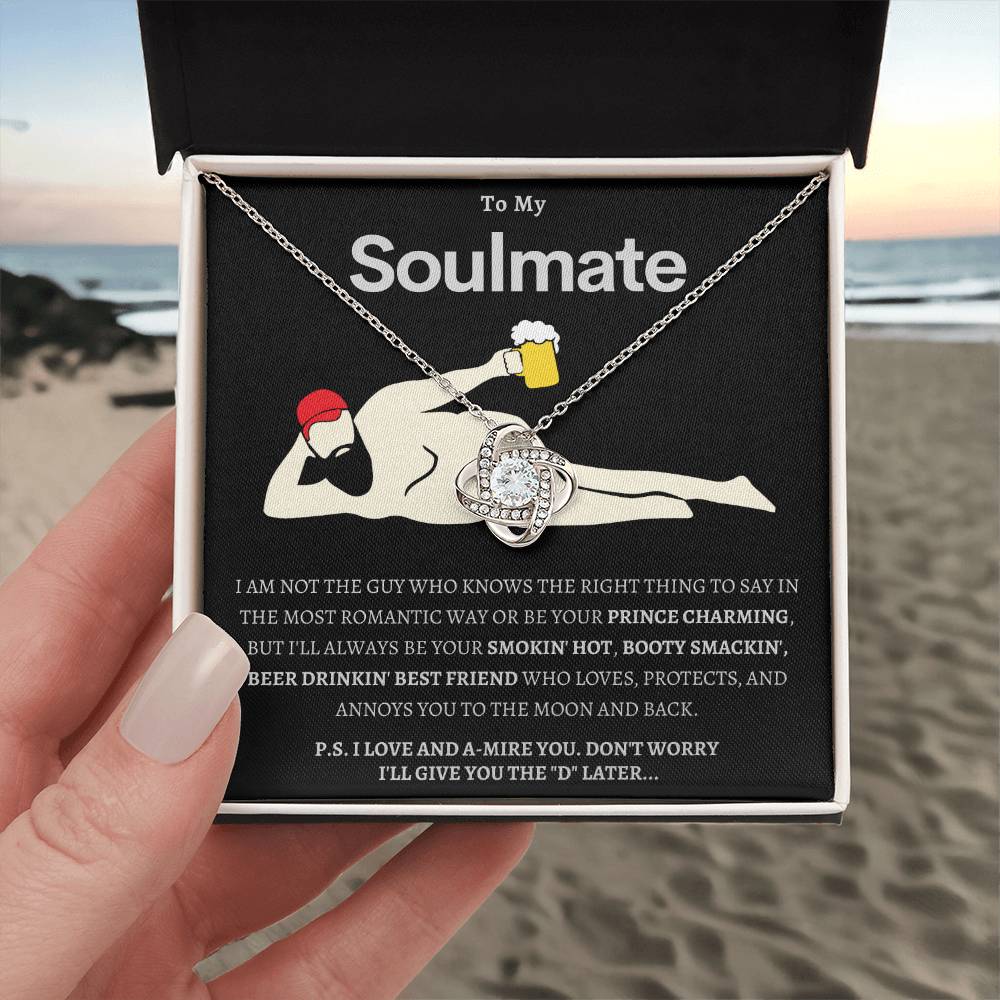 Hilarious To My Soulmate - Love Knot Necklace