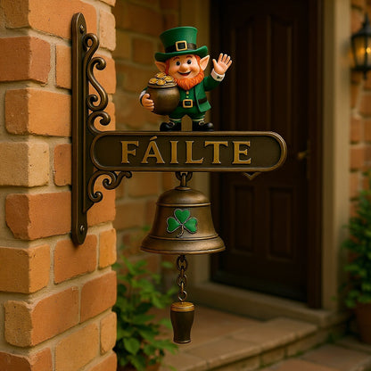 ☘St. Patrick’s Day Leprechaun Fàilte Door Bell