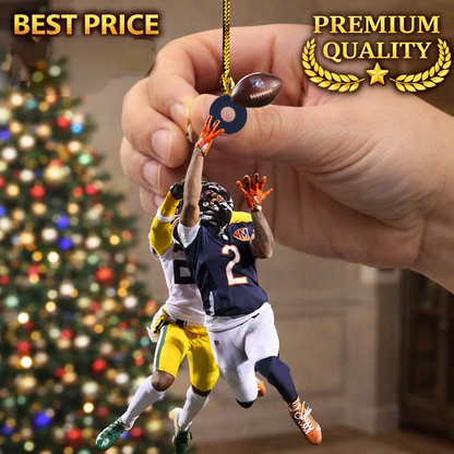🏆DJ Moore Touchdown Pass Chicago Bears Win Ornament