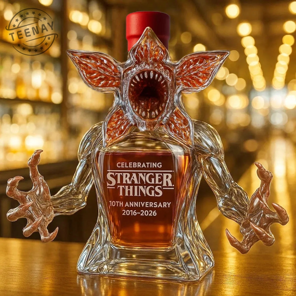 Epic Demogorgon Whiskey Bottle – Stranger Things Collectible Display🏆