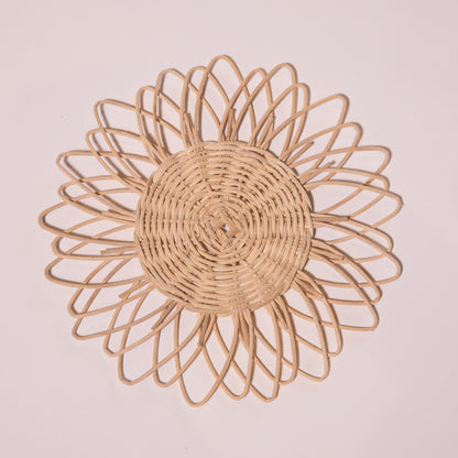Rattan Wall Hangings Set of 12