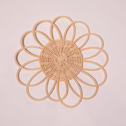 Rattan Wall Hangings Set of 12