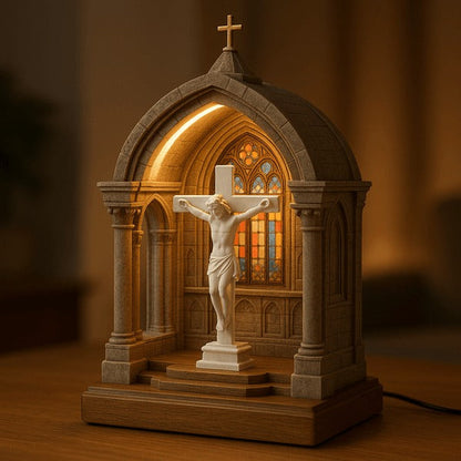 Virgin Mary LED Devotional Table Lamp