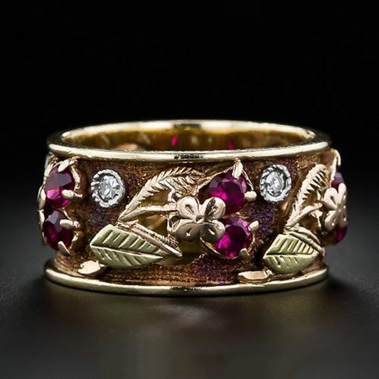 Vintage Colored Gemstone Ring