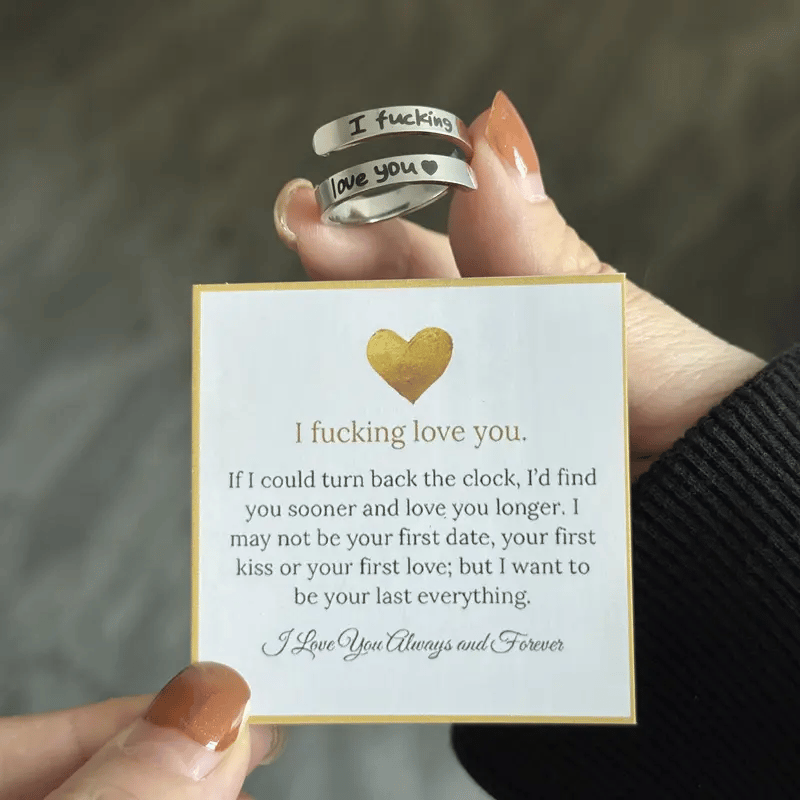 🔥Last Day 49% OFF -🌟❤️ I Fvcking Love You Ring – a daily reminder gift for your beloved💍🔥