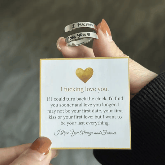 🔥Last Day 49% OFF -🌟❤️ I Fvcking Love You Ring – a daily reminder gift for your beloved💍🔥