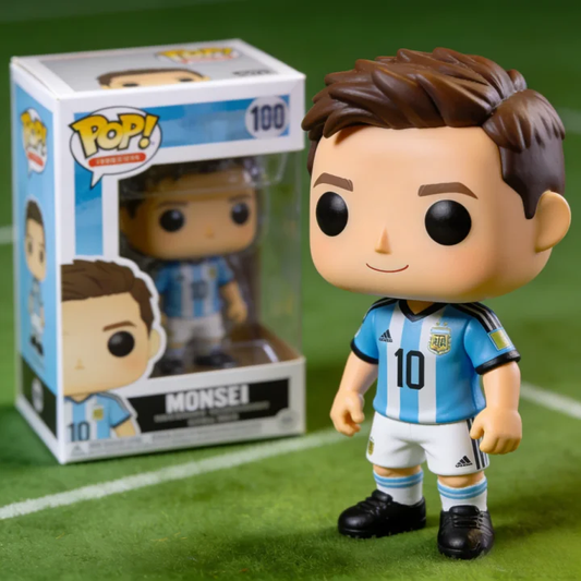 Messi-Inspired Funko Pop–Style Collectible Figure