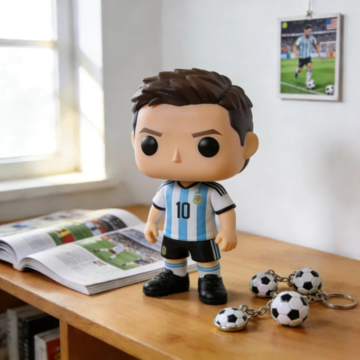 Messi-Inspired Funko Pop–Style Collectible Figure