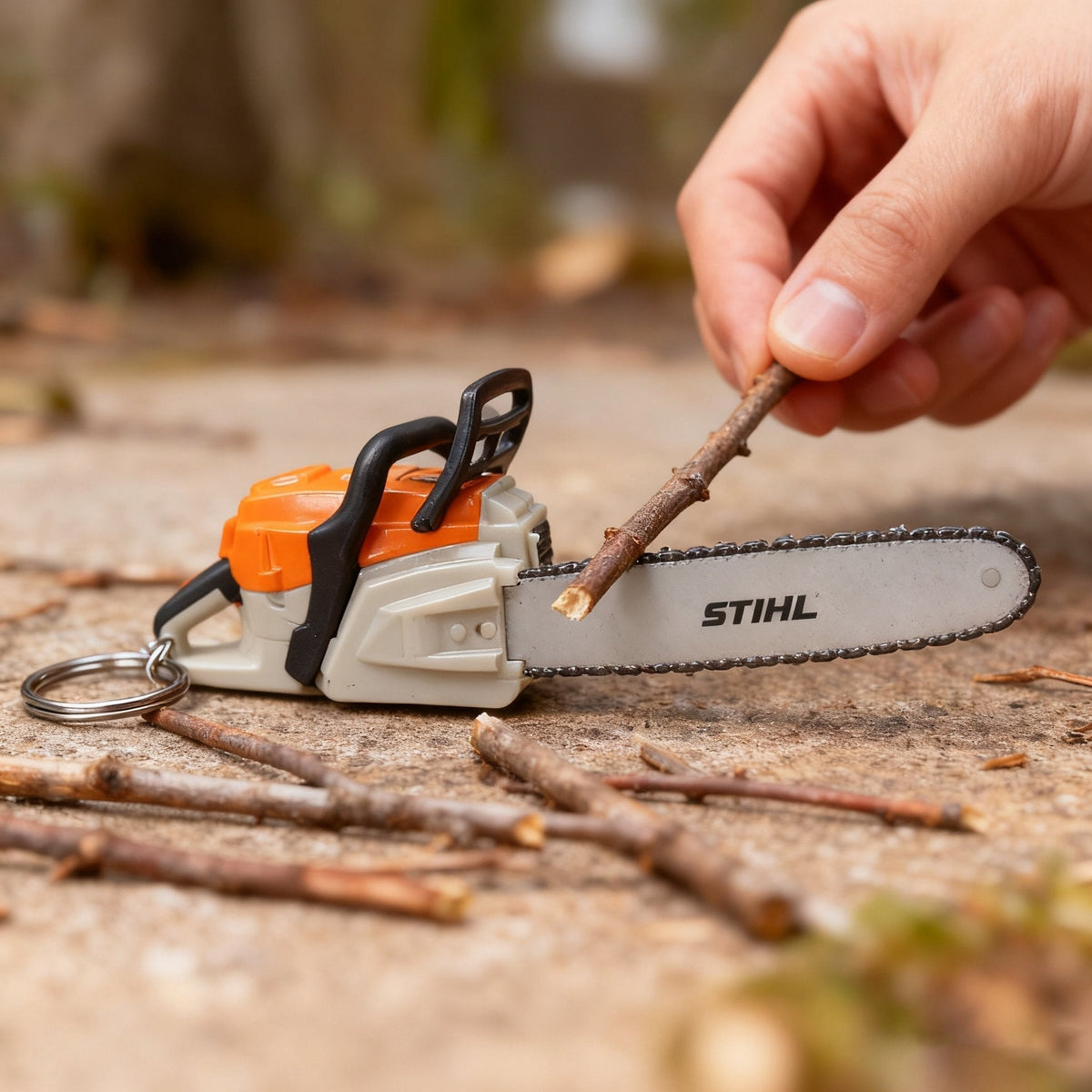 🏆Chainsaw Keychain | Functional Cutting Key Ring