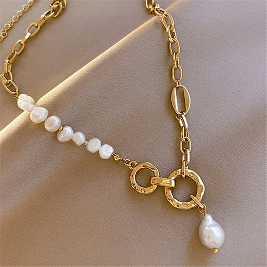 Irregular Pearl Necklace