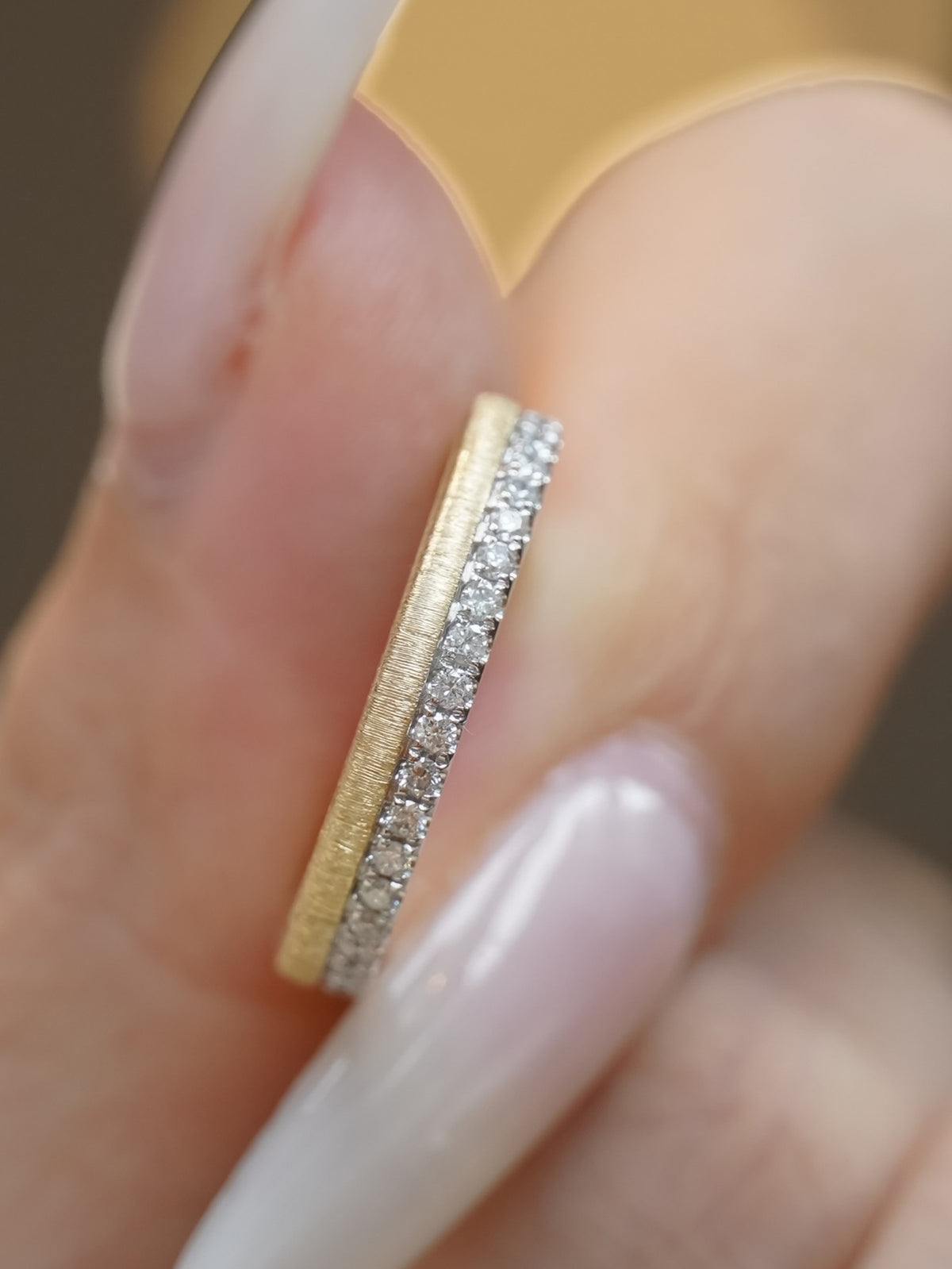 S925 Silver Double Row Brushed Vintage Ring