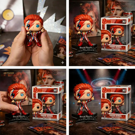 David Bowie Ziggy Stardust 2016 2026 Memorial 3D Pop Figure Vinyl🔥