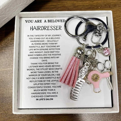 💕Hairstylist Gift Keychain