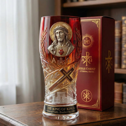 Jesus Christ Blessing Glass🔥