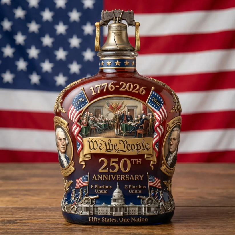 U.S. 250th Anniversary Commemorative Whiskey Decanter（1776-2026）🏆
