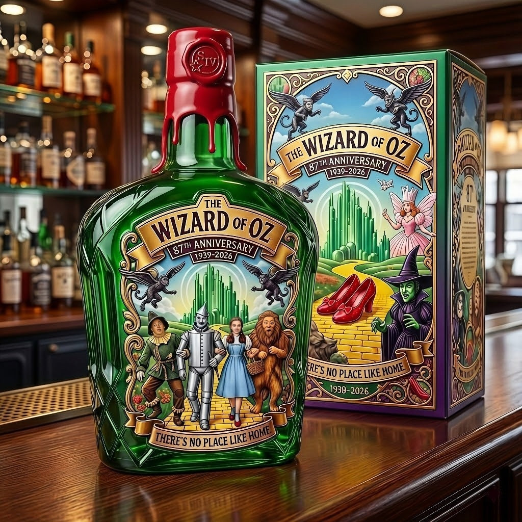 The Wizard of Oz 87th Anniversary Commemorative Whiskey Bottle💋