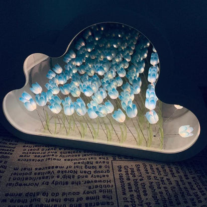 Valentine’s Day Perfect: Cloud Mirror With Tulip Arrangement🔥