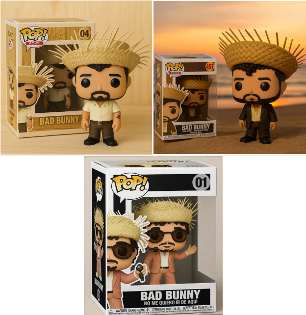 🏆Limited Edition🔥Bad Bunny Collectible Figure