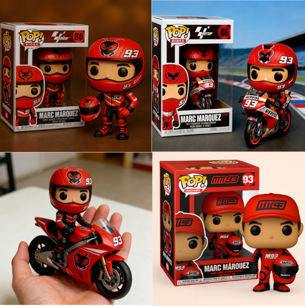 🏍️Marc Márquez 93 Racing Collectible Figure – MotoGP Legendary Rider Pop Style